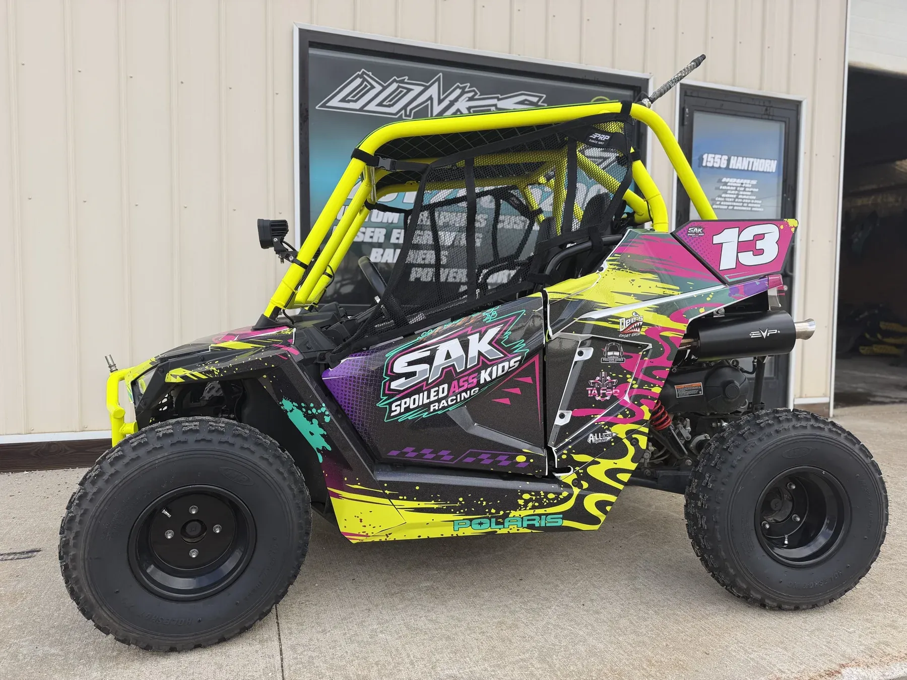 Custom Polaris UTV wrap by Donks Designs