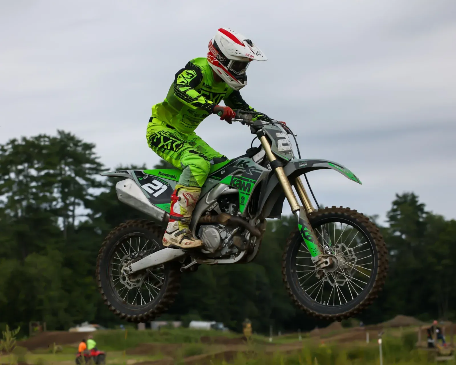 #21 Kawasaki running a Donks Designs kit