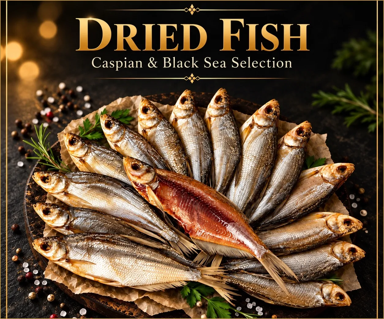 Dried Fish - Caspian and Black Sea Selection