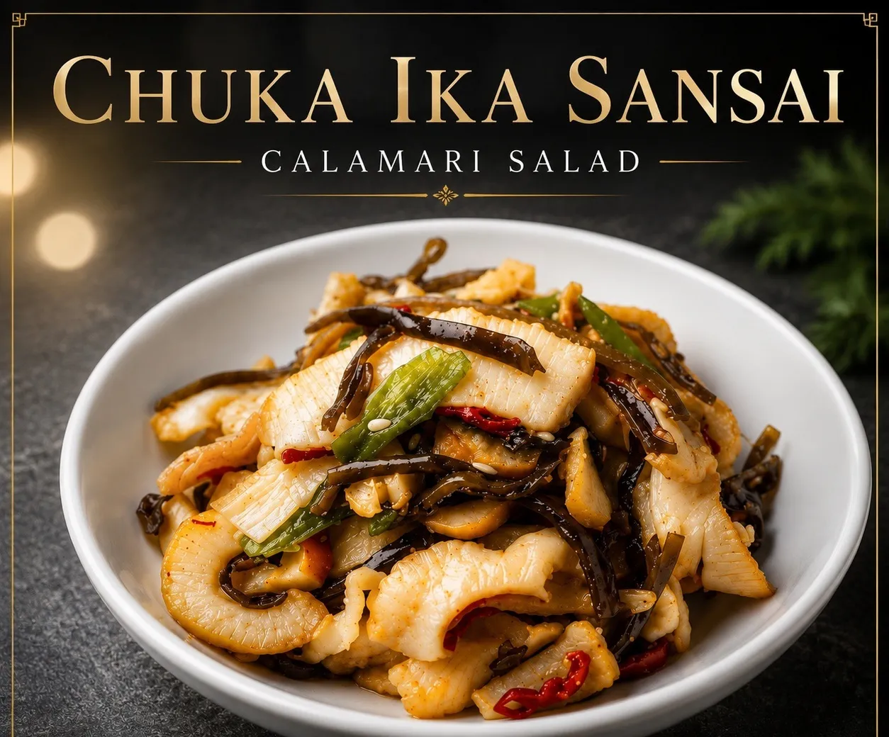 Chuka Ika Sansai Calamari Salad