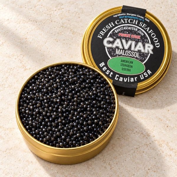 Wild American Sturgeon — Jet Black caviar