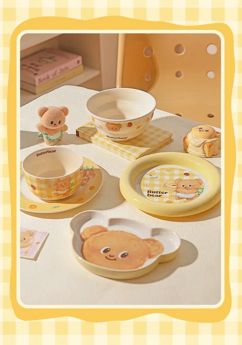 Butter Bear tableware collection poster