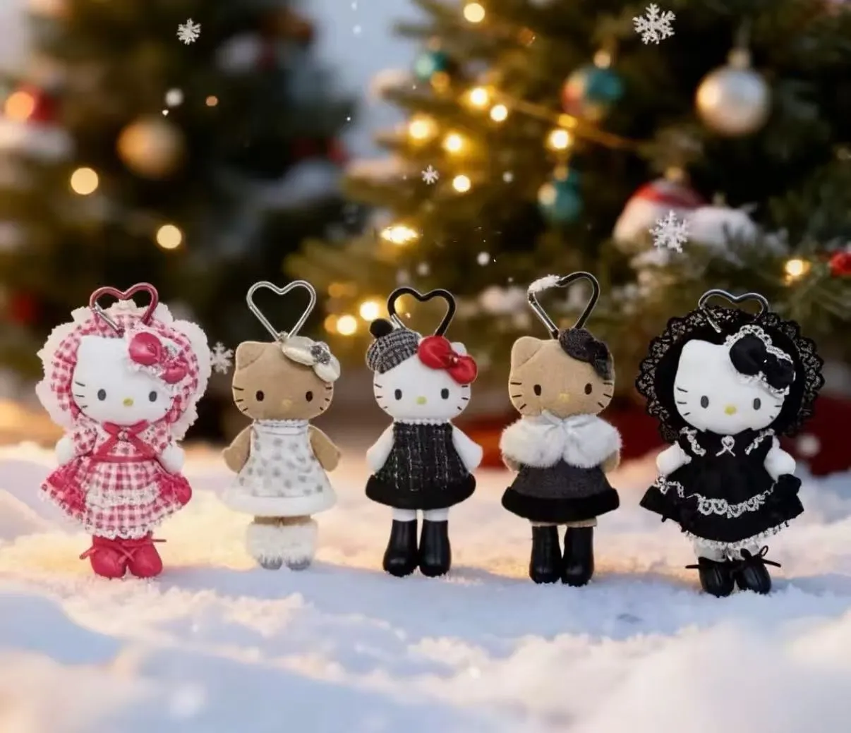 Sanrio collection campaign featuring Hello Kitty charms