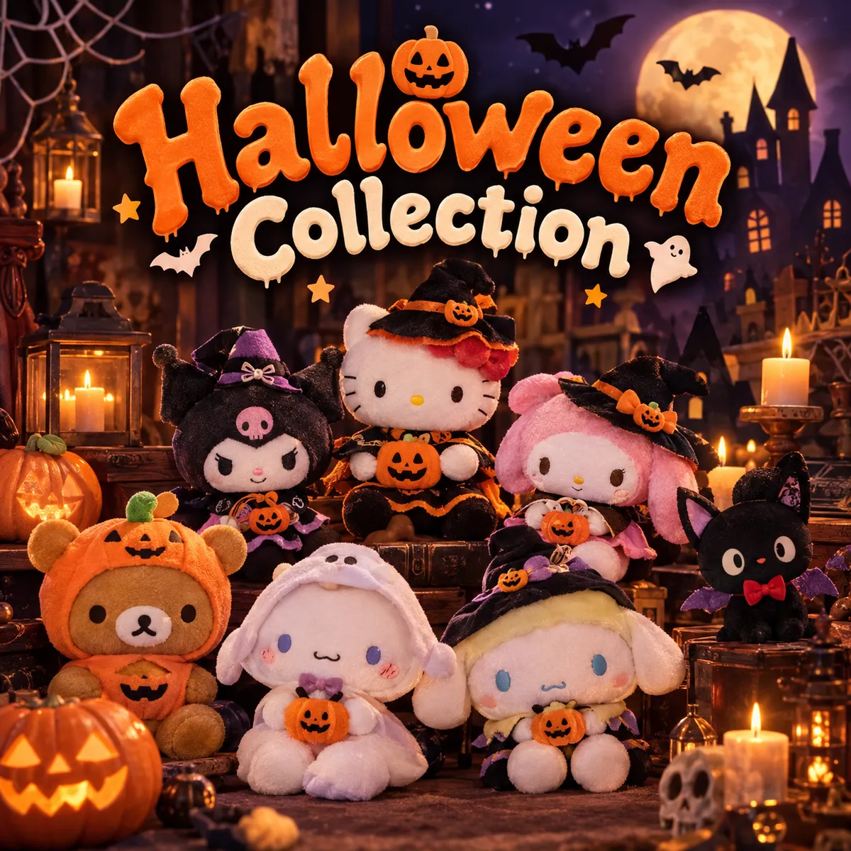 Milky Life Halloween Collection campaign poster
