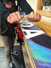 We work on skis and snowboards too!