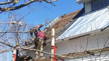 Installing the standing seam