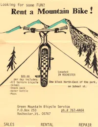 Rent a Mountain Bike