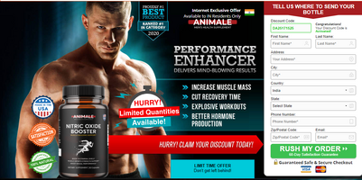 Maximize Your Muscles with Animale Nitric Oxide Booster - USA, CA, AU, NZ