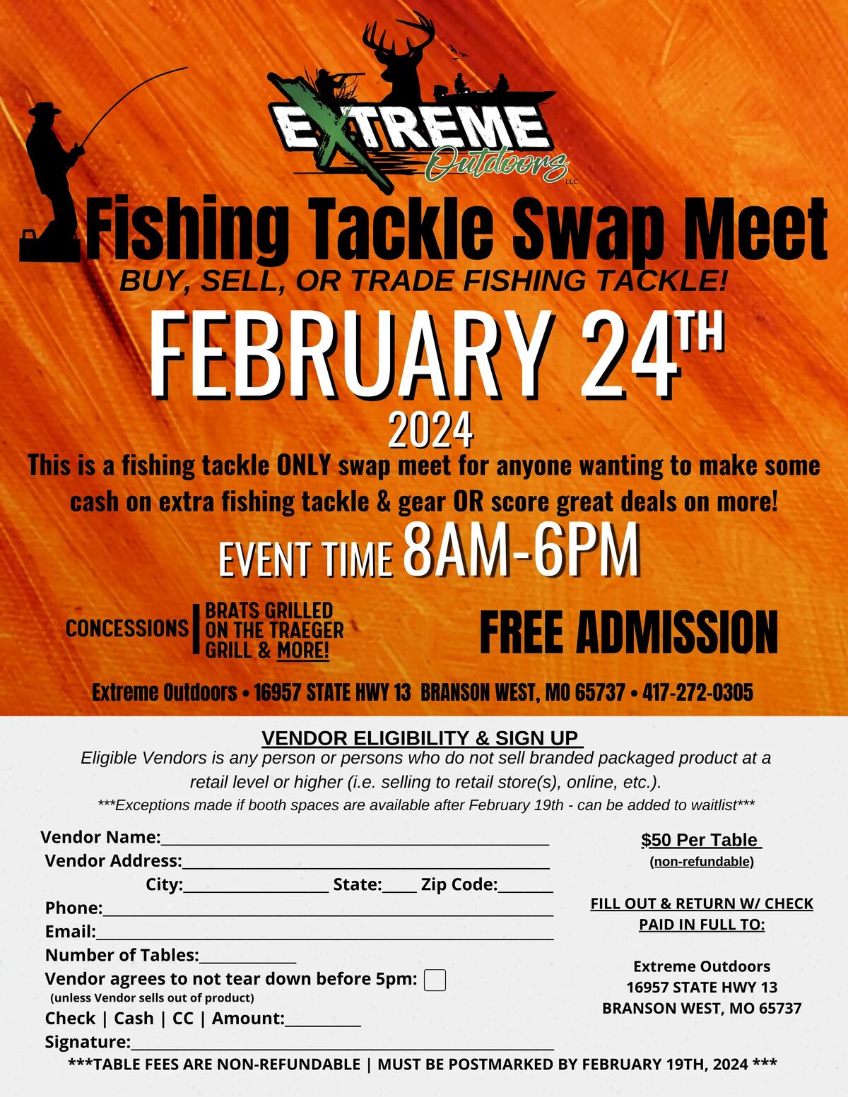 Fishing Tackle Swap Meet