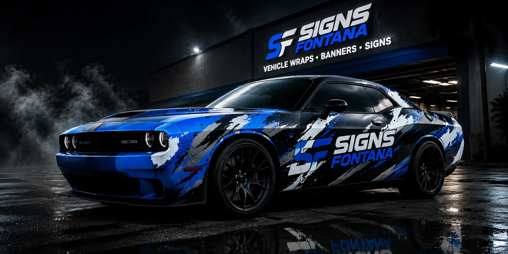 Custom car wrap by Signs Fontana