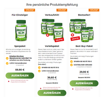 Vorteile von Greeny Slim Deutschland, Österreich, Schweiz