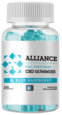 Alliance Blue Raspberry CBD Gummies