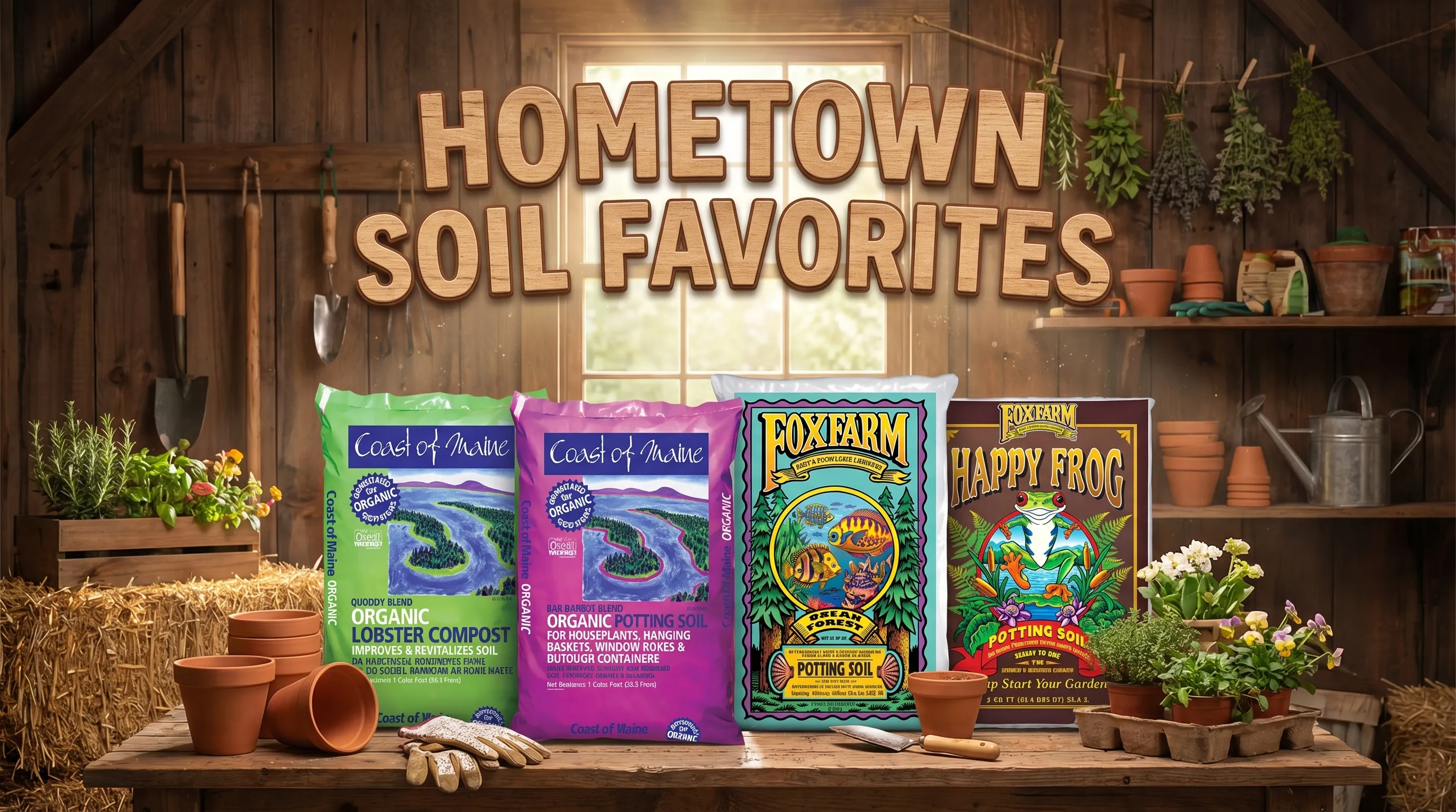 Premium potting soil and garden supplies at Liberty Farm Home and Garden