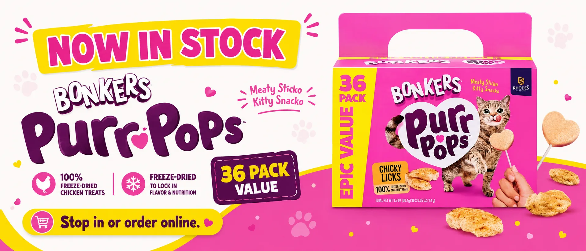 Shop Bonkers Purrpops Cat Treats 36-pack at Liberty Farm Home and Garden