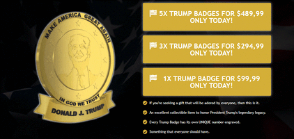 Trump Badge Reviews