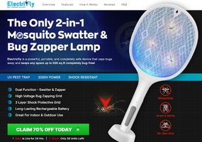 ElectriFly Swatter Rechargeable Bug Zapper (70% Off)