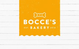 the logo of Bocce's Bakery company