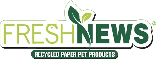 the logo of fresh news pet bedding company